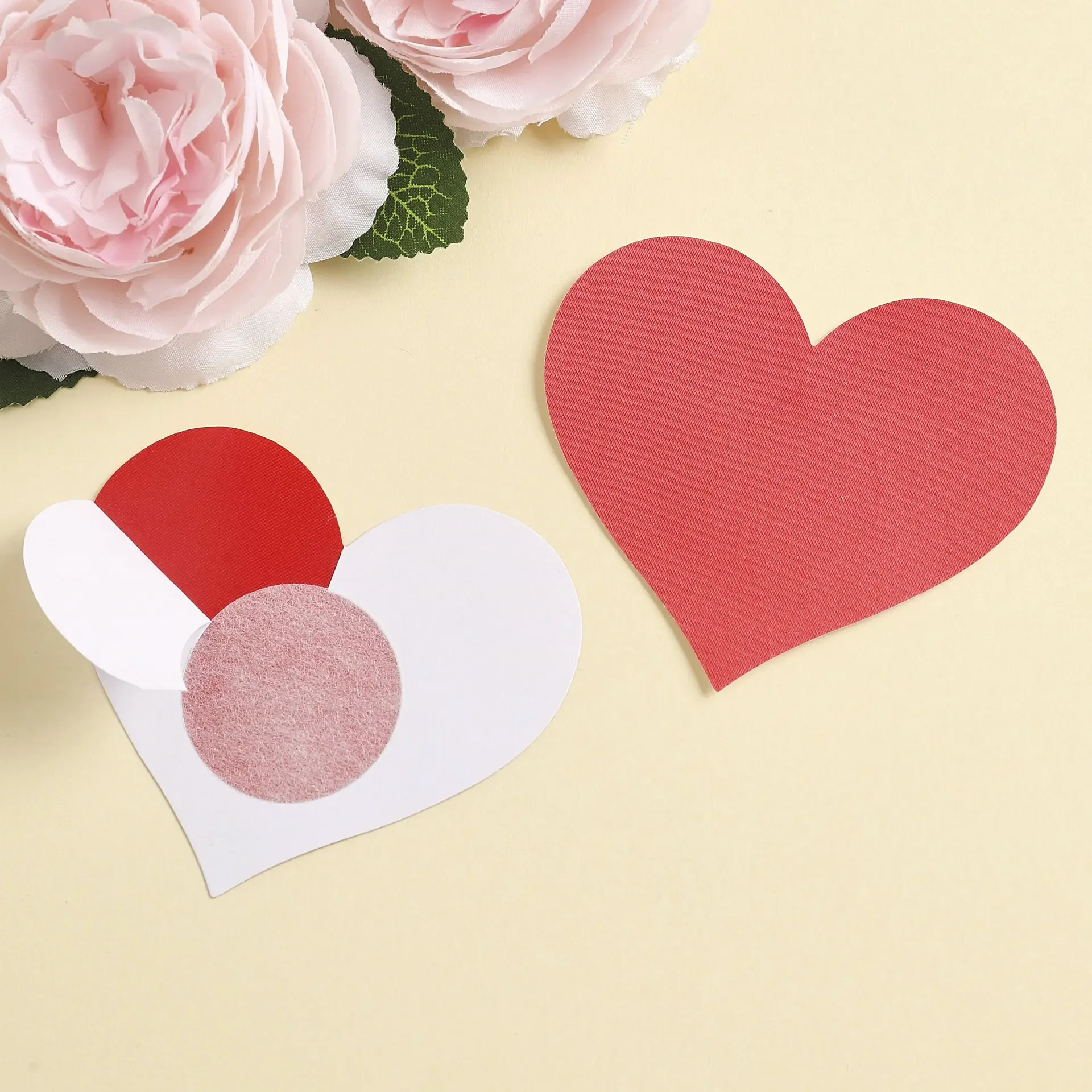 10 Colors Disposable Poly Sati - Nipple Cover Pasties recension och pris