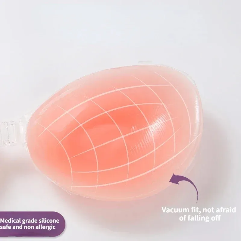 Silicone Bra Invisible Push Up - Strapless Bra Backless recension och pris
