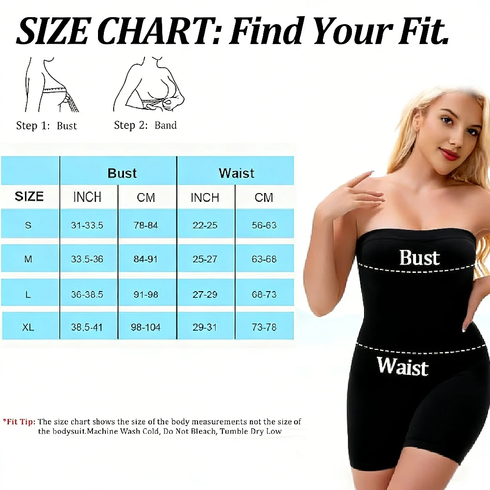 1PCS Tummy Control Butt Lifter - Shapewear Bodysuit Firm recension och pris